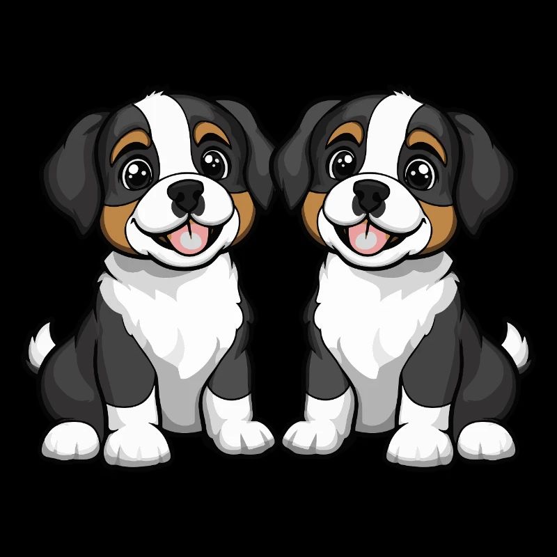 Bande dessinée de chien Saint-Bernard