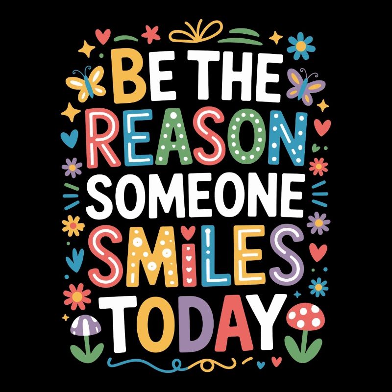 Be the reason someone smiles today Saying
