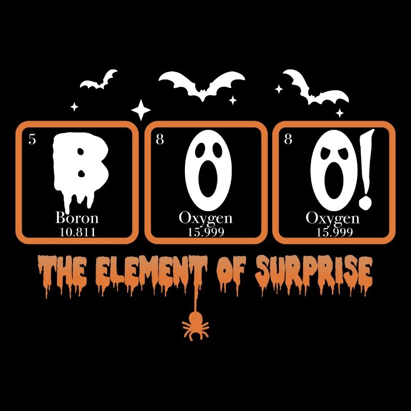 Boo élément d’horreur Halloween