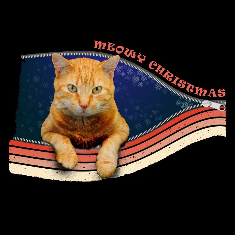 Drôle de chat - Noël miaou