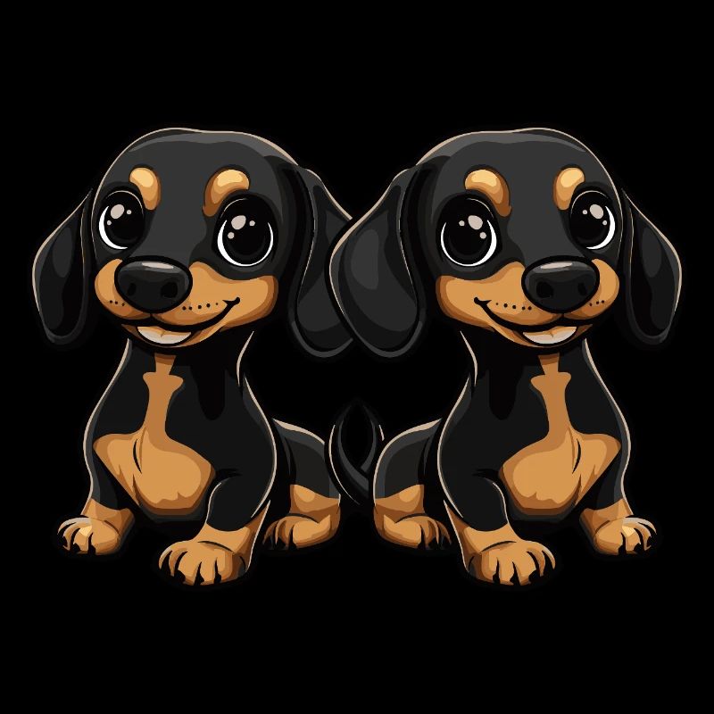 Dackel DachsHund Comic