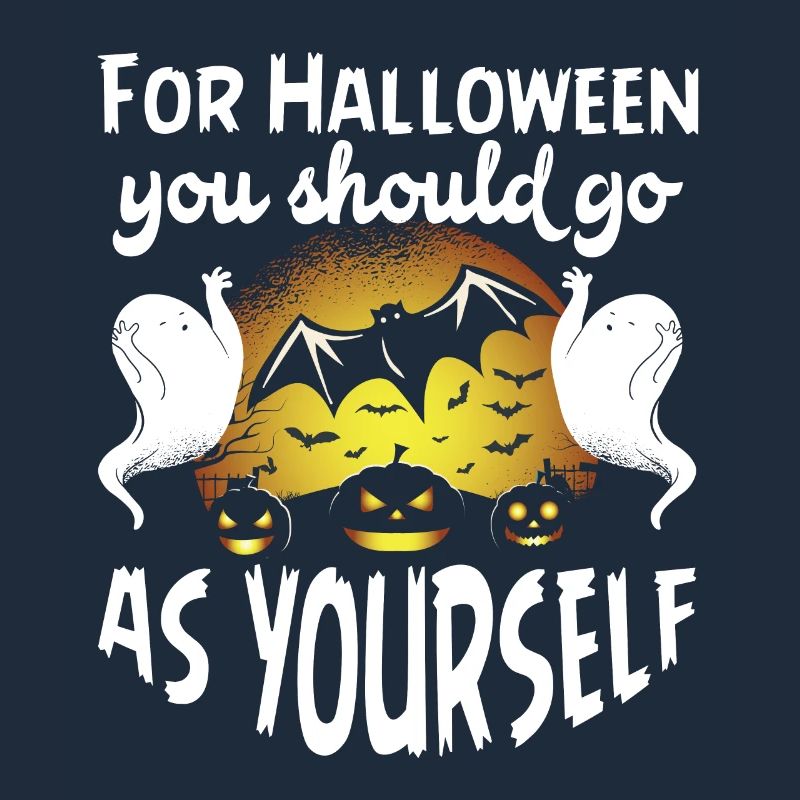 Halloween Go As Yourself Ghost Costume