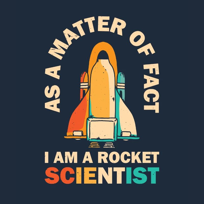 Rétro Rocket Scientist Spaceman Navette spatiale