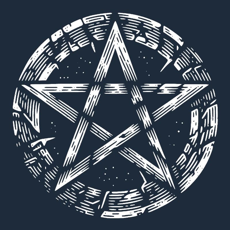 Torn Pentagram Occult Sign