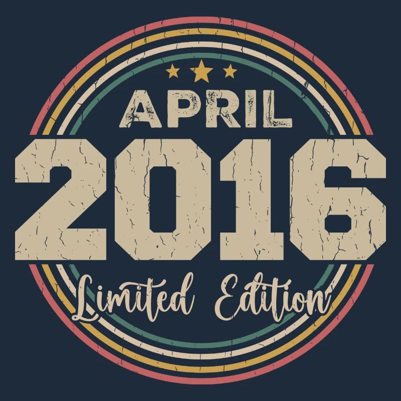 April 2016 Geburtstagsgeschenk April 2016 Retro