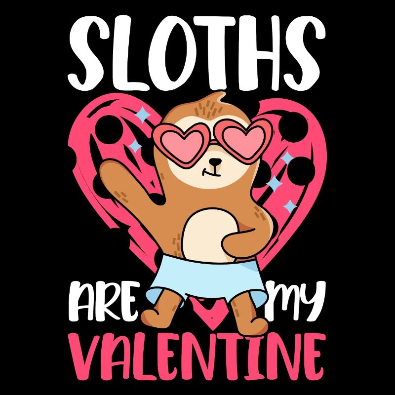 Valentine's Day Gift February 14 Cute Sloth