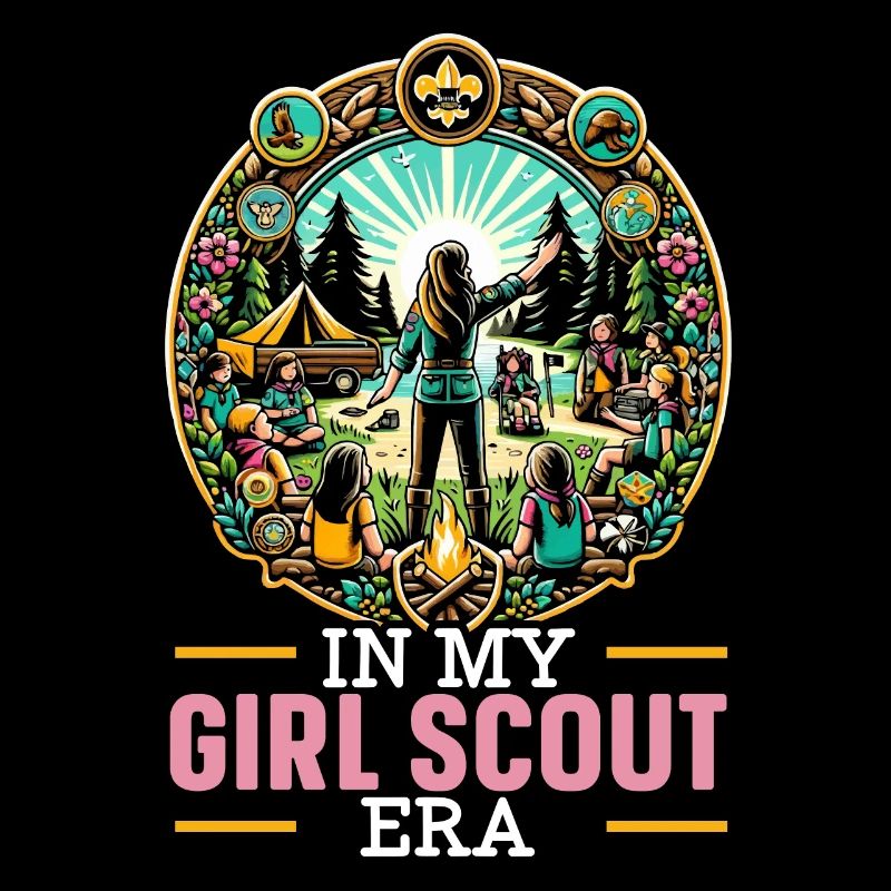 Chef scout, groupe scout, camping, randonnée