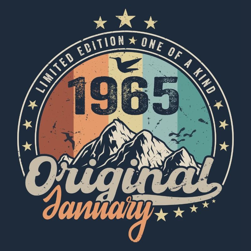 Vintage Retro Januar 1965 Geburtstagsgeschenk