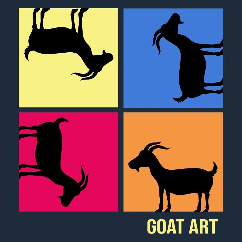 Goat "popart-goat" goatee