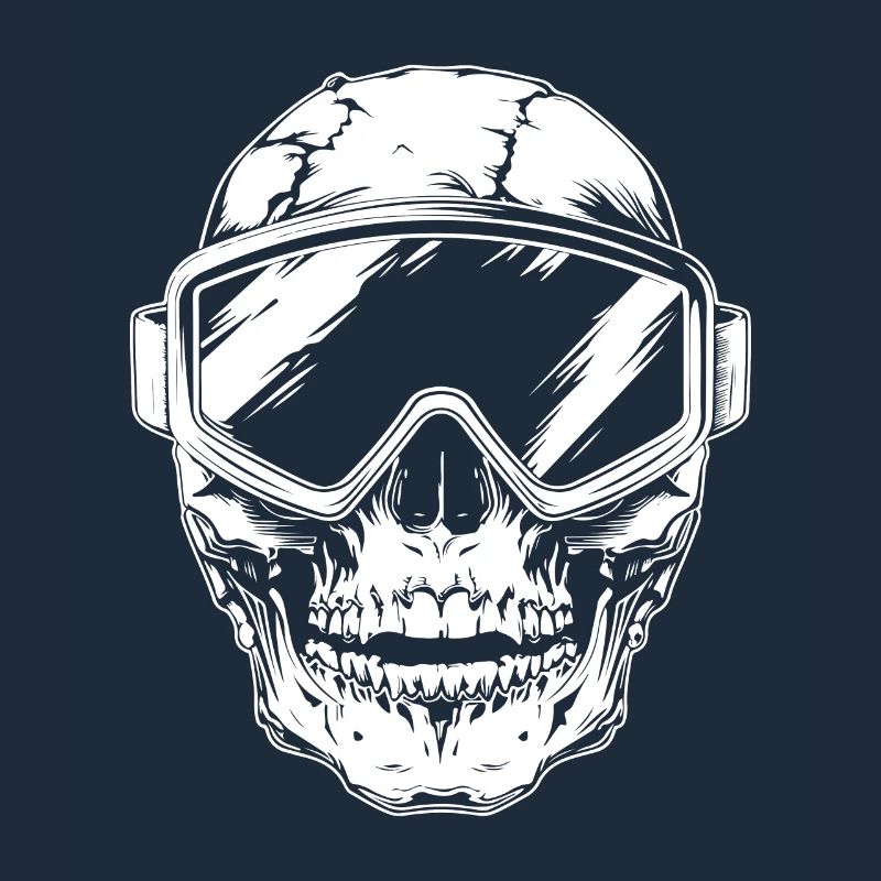 Ski Ski Goggles Skull