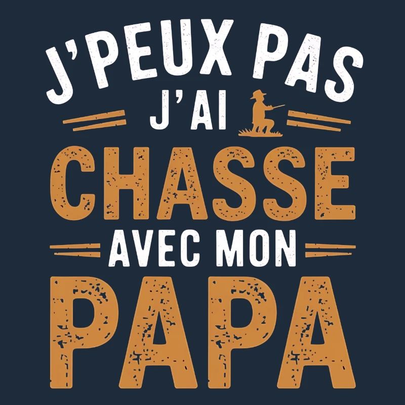 chasse avec mon papa