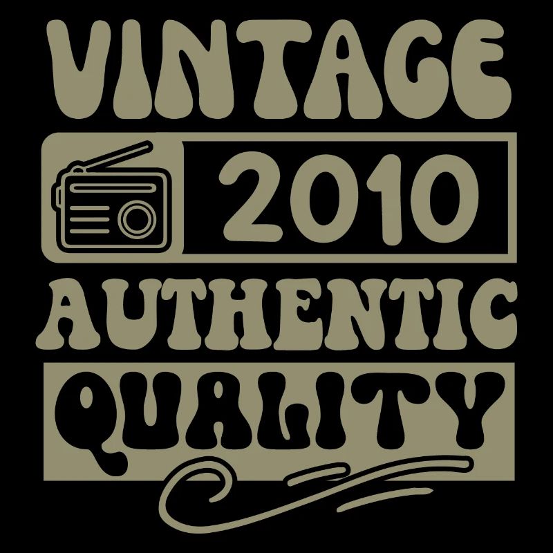 Authentic 2010 Millésime 2010 - Vintage 2010 Rétro