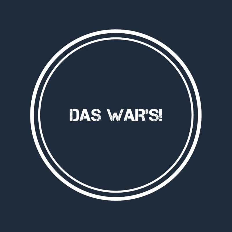 das war es