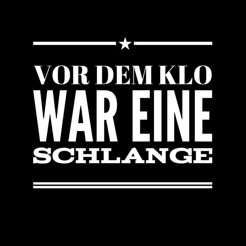 das Klo war voll