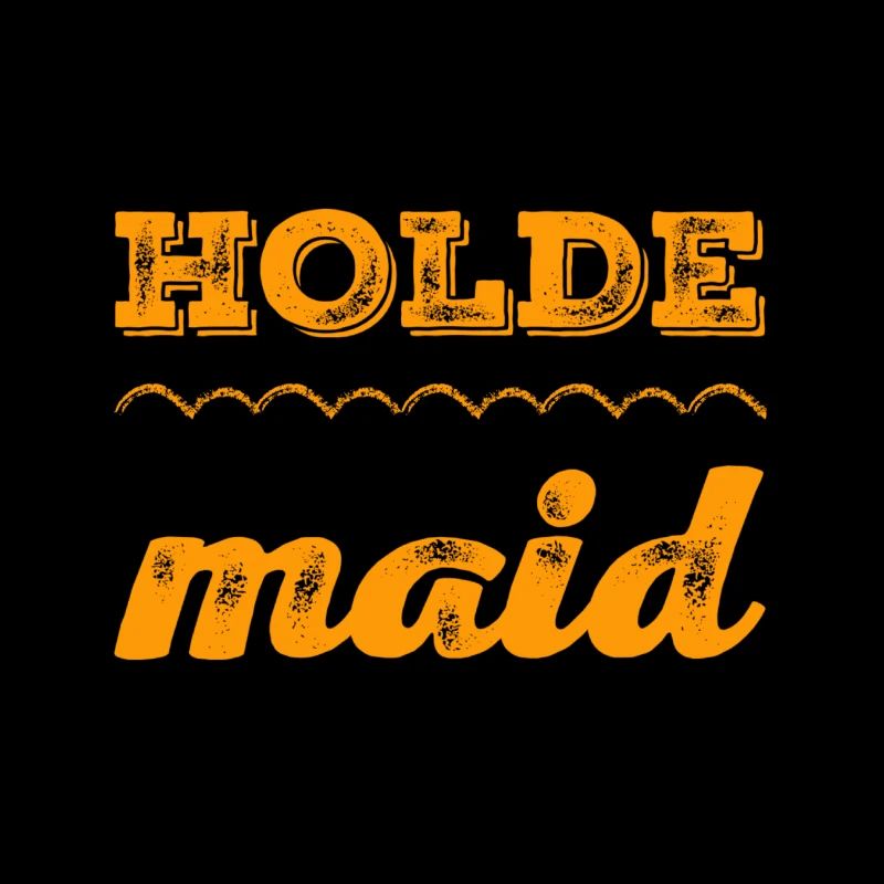 vor dir steht eine holde Maid