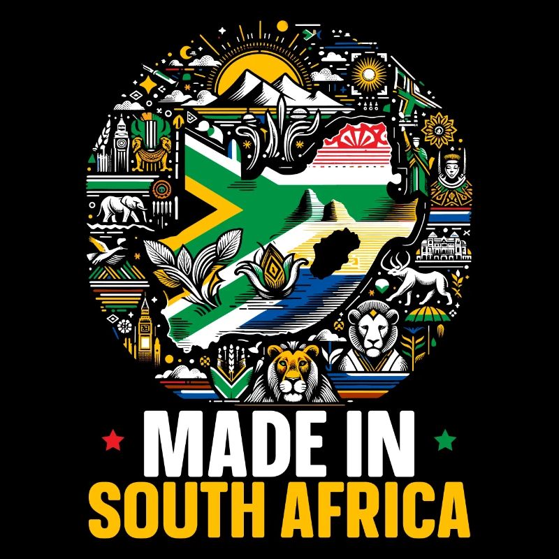 Fierté de l’Afrique du Sud Drapeau sud-africain