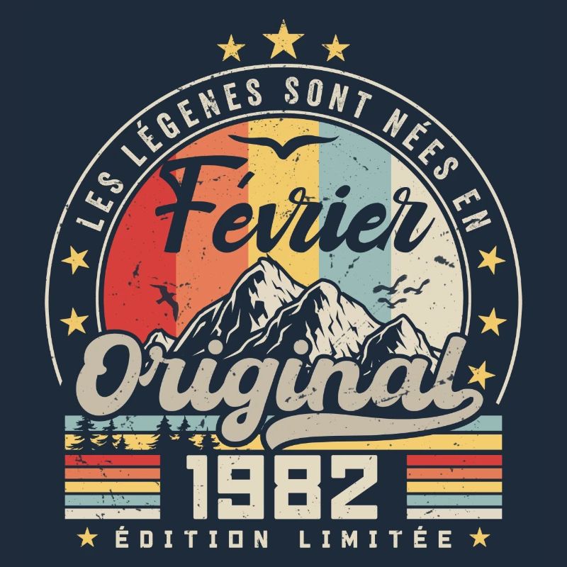Février 1982 Cadeau 42e Anniversaire Février 1982