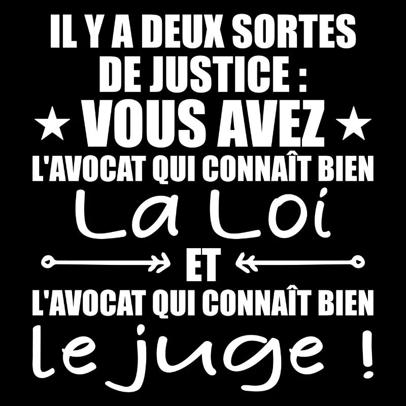 Il y a Deux Sortes de Justice / Humour Avocat