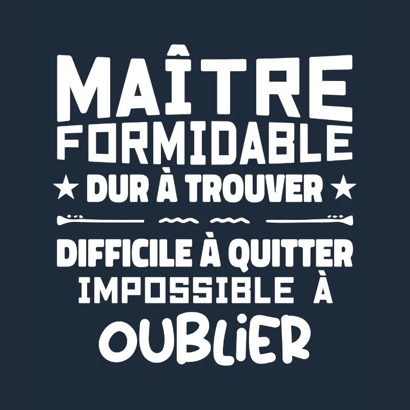 Maître formidable idée cadeau maître d'école