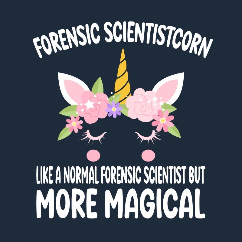 Forensic Scientistcorn comme un scientifique normal