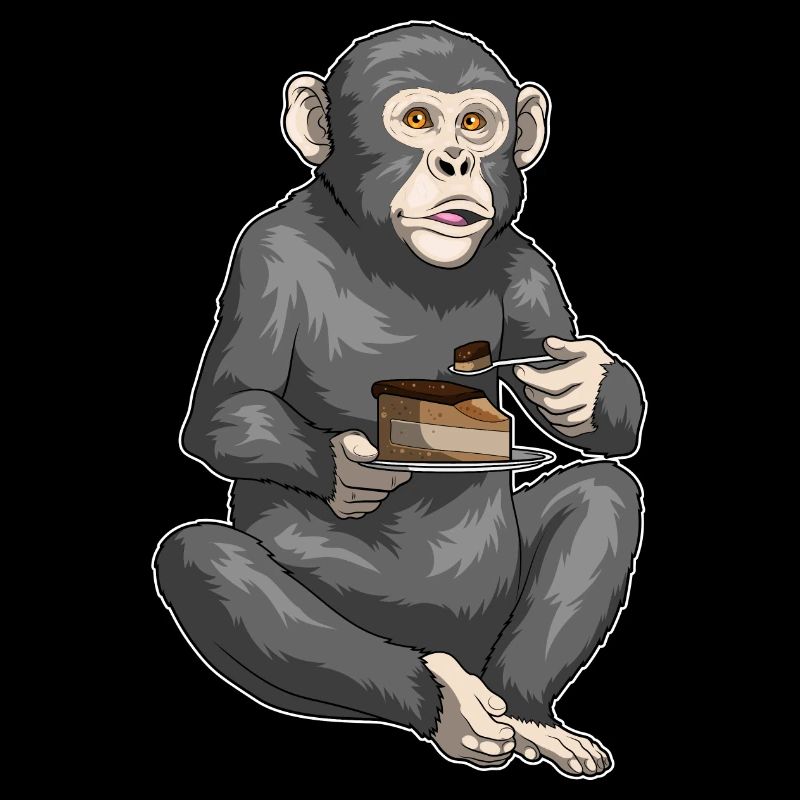 Gâteau d’anniversaire singe