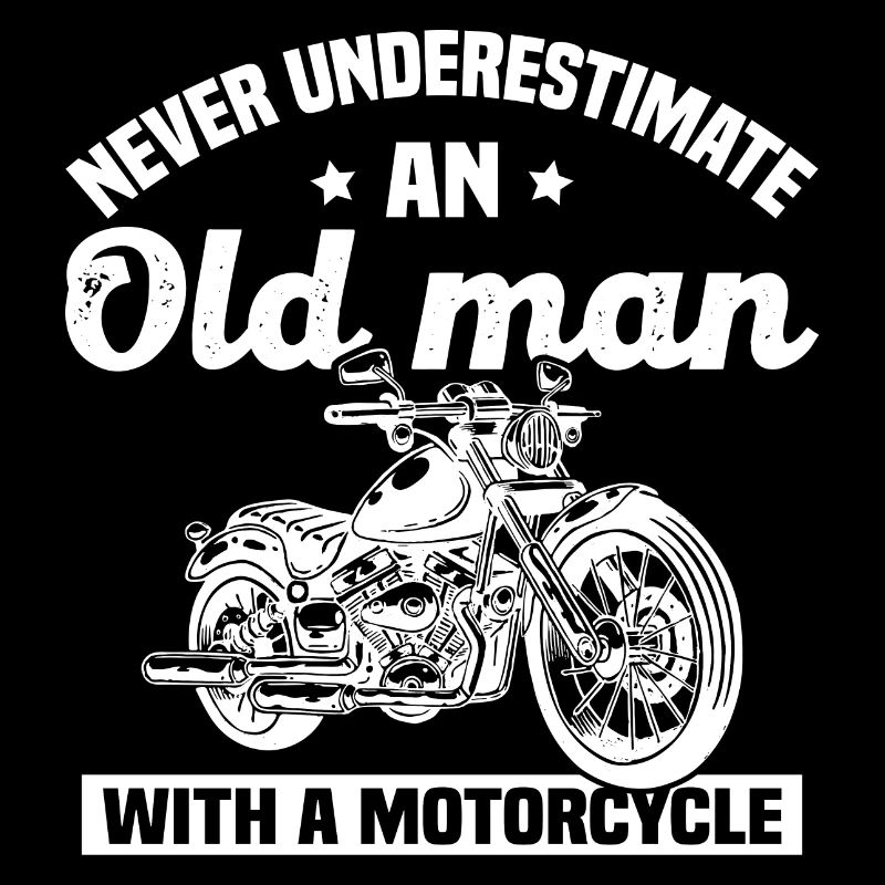 Never underestimate an old man with a motorcycle