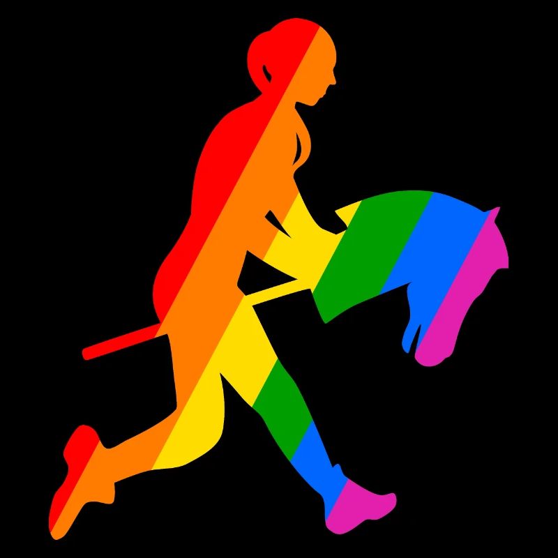Aventure colorée de l’équitation à bâton
