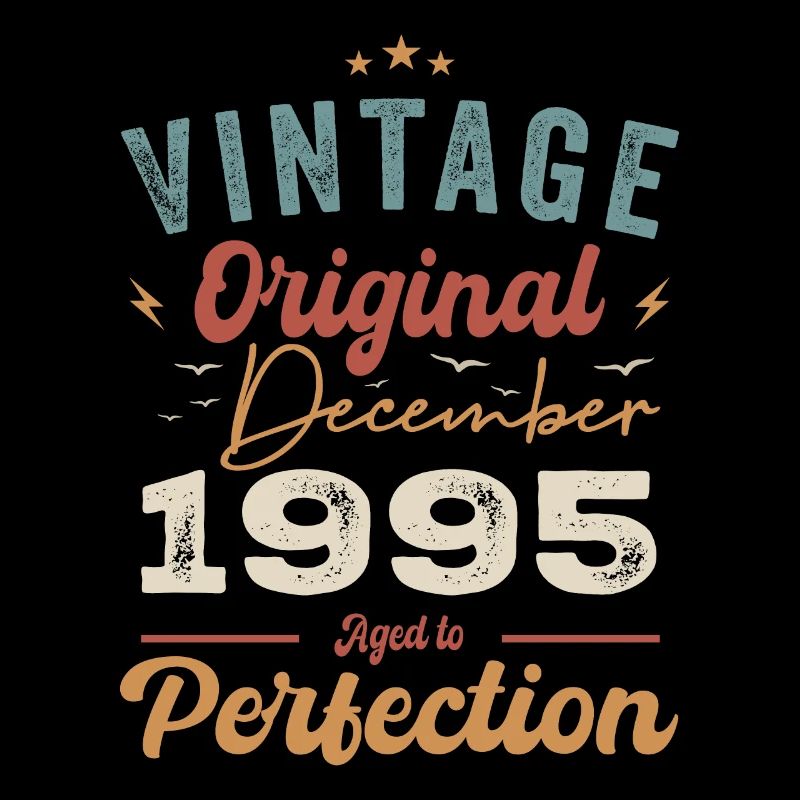 Vintage Geburtstag - Dezember 1995 - Geschenkidee