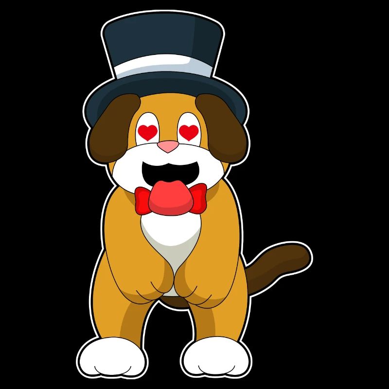Hund Bräutigam Herz Hochzeit