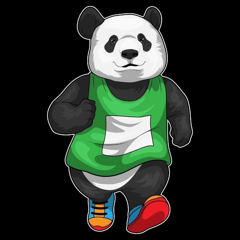 Panda Jogger Joggen Sport