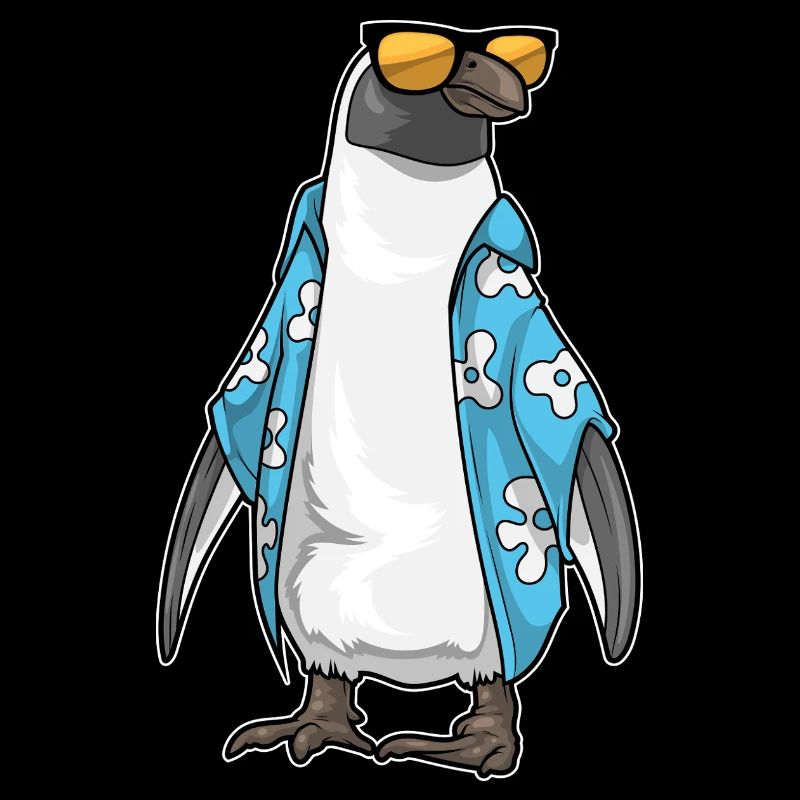 Lunettes de soleil d’été pingouin