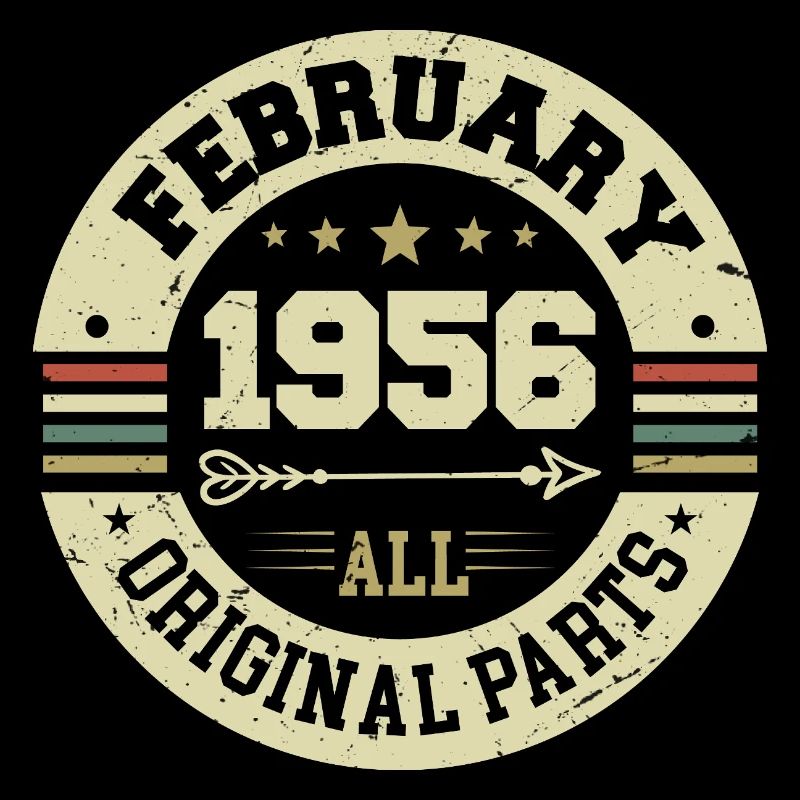 Février 1956 Vintage Cadeau d’anniversaire 1956