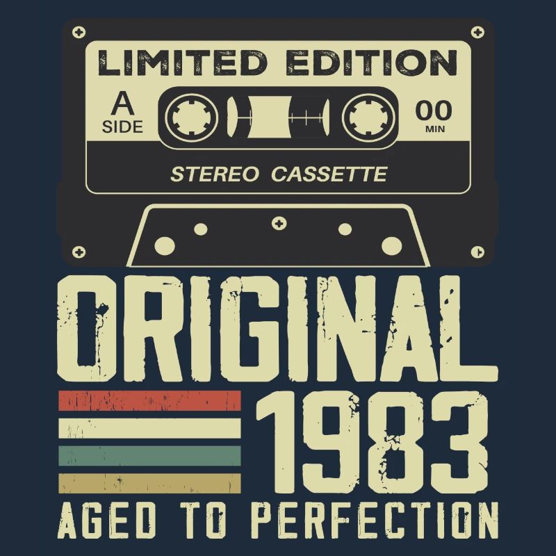 41. Jubiläumsgeschenk im Retro-Stil 1983
