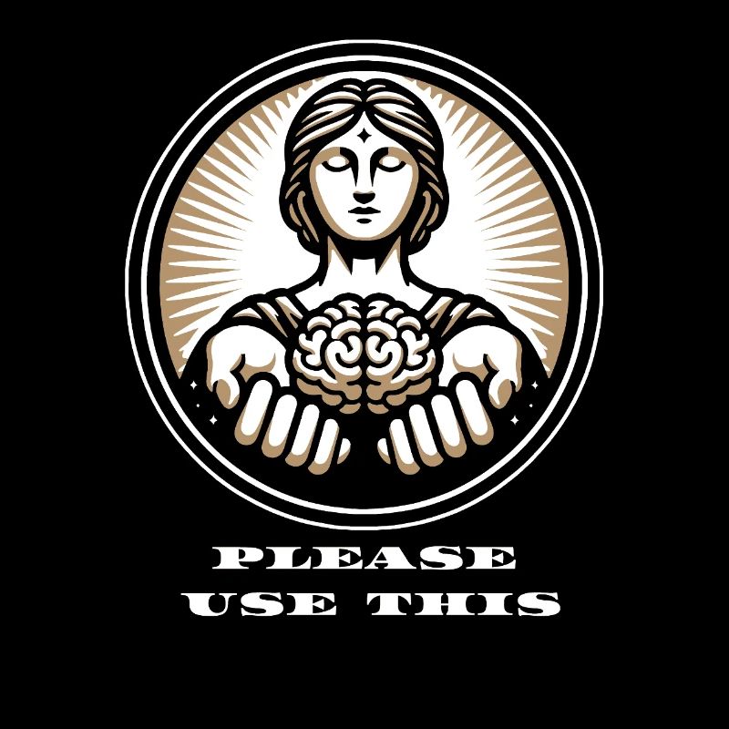 S’il vous plaît utilisez ceci - Stoic Goddess Brain Art