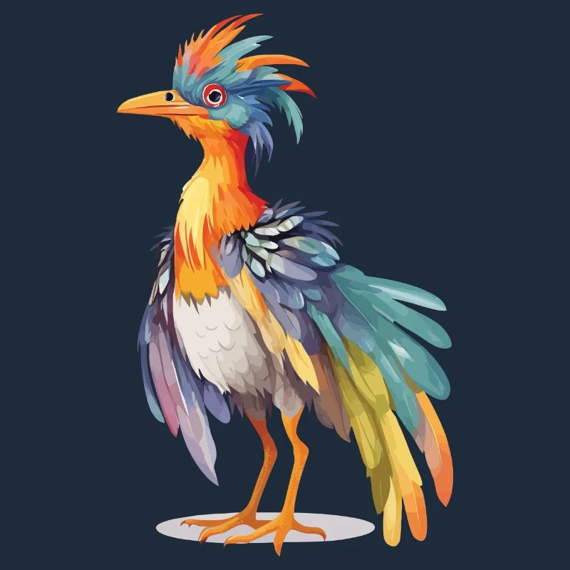 Cute Archaeopteryx Pastel Dino Design