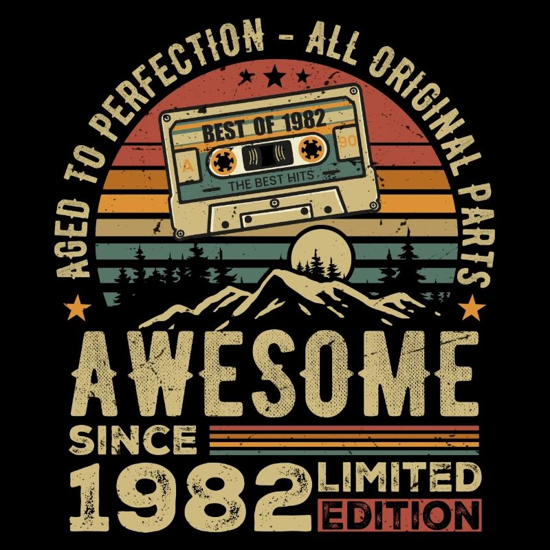 Vintage 1982 Birthday Gift | Born in 1982
