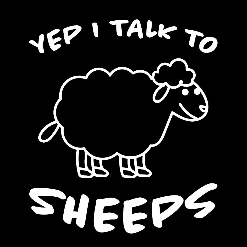 Sheep Funny Saying Sheep Lamb Farmer Gift