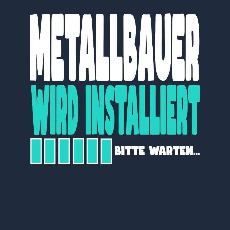 Metallbauer wird installiert