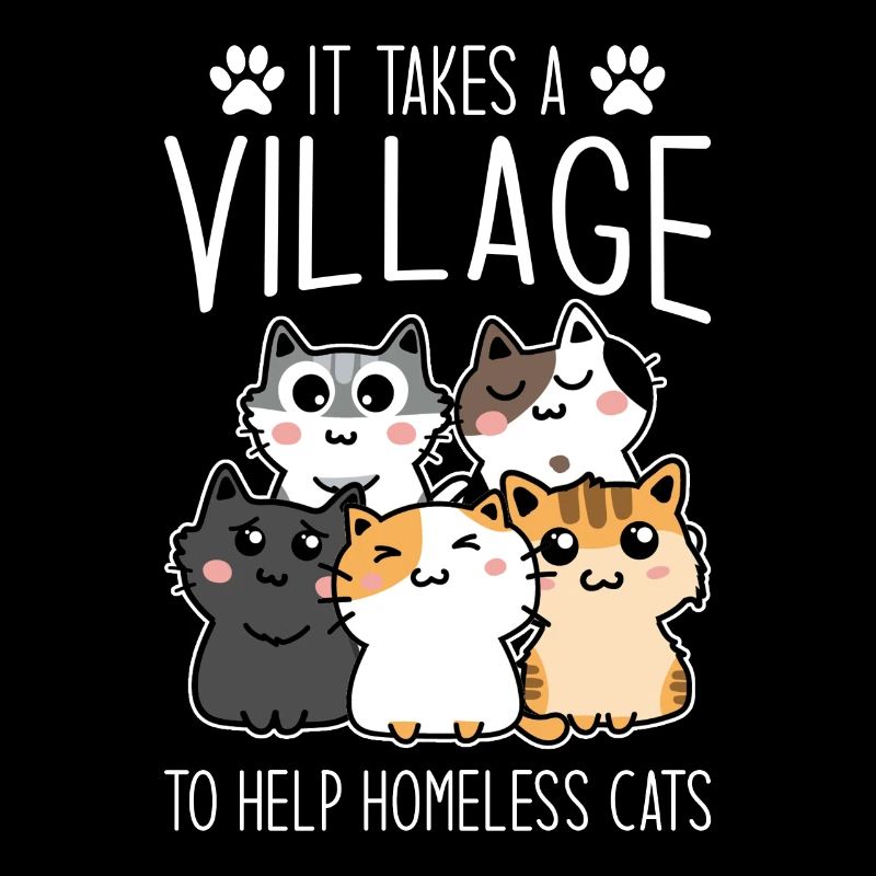Aide de sauveteur de chats pour chats sans abri