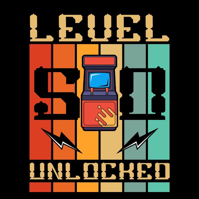 Level 50 Freigeschaltet Arcade Machine Gamer 50.
