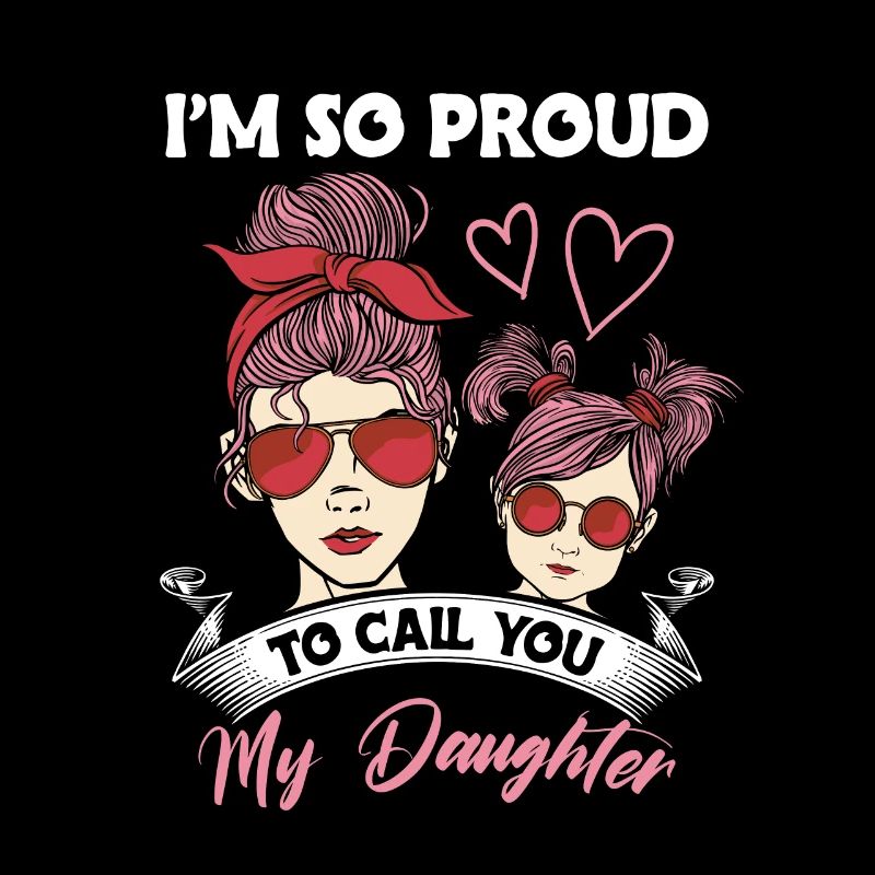 Proud Mom Love Daughter Sunglasses Headband
