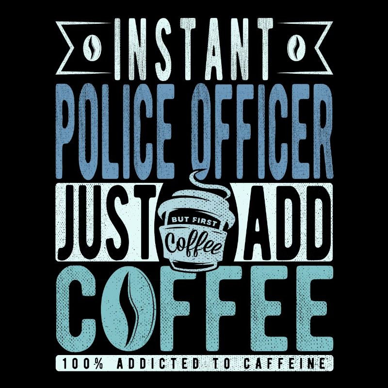 Café de policier disant