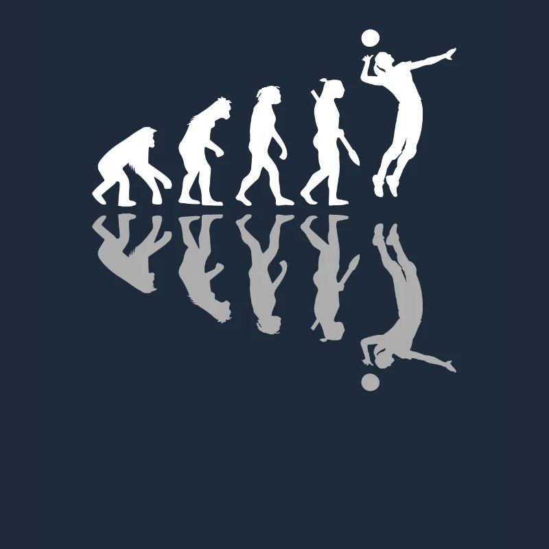 Human Evolution Volleyball Player Sport Lover
