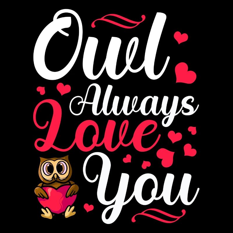 Eule Immer Liebe Dich Valentinstag Tier Tierwelt