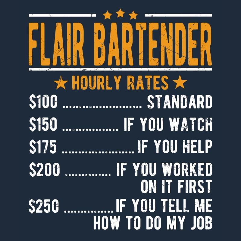 Flair Bartender Hourly Wage