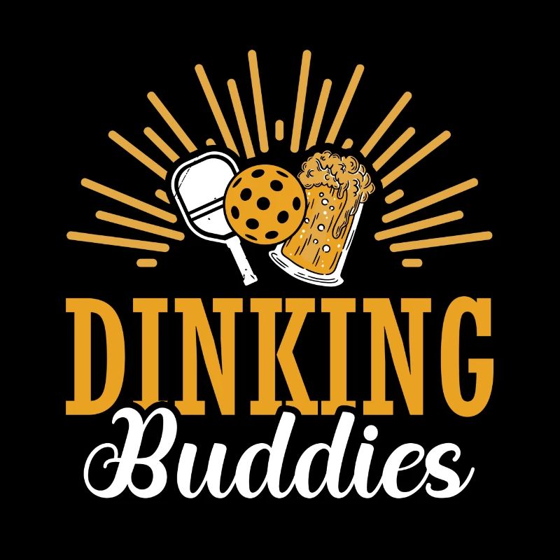 Dinking Buddies Pickleball Paddle Sport Spiel