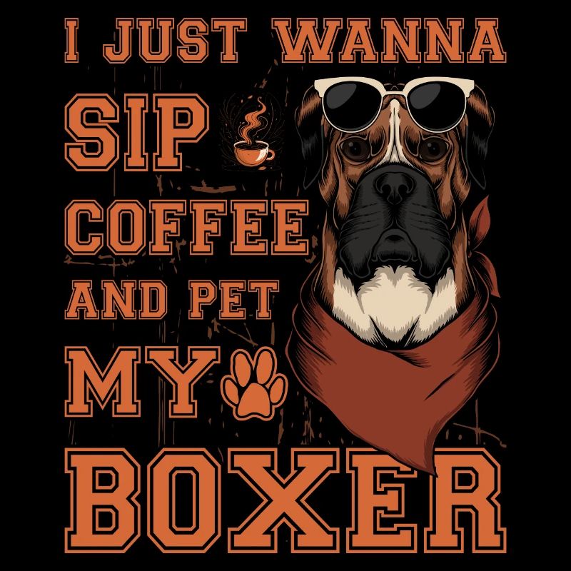 Je veux juste siroter un café et caresser mon boxer