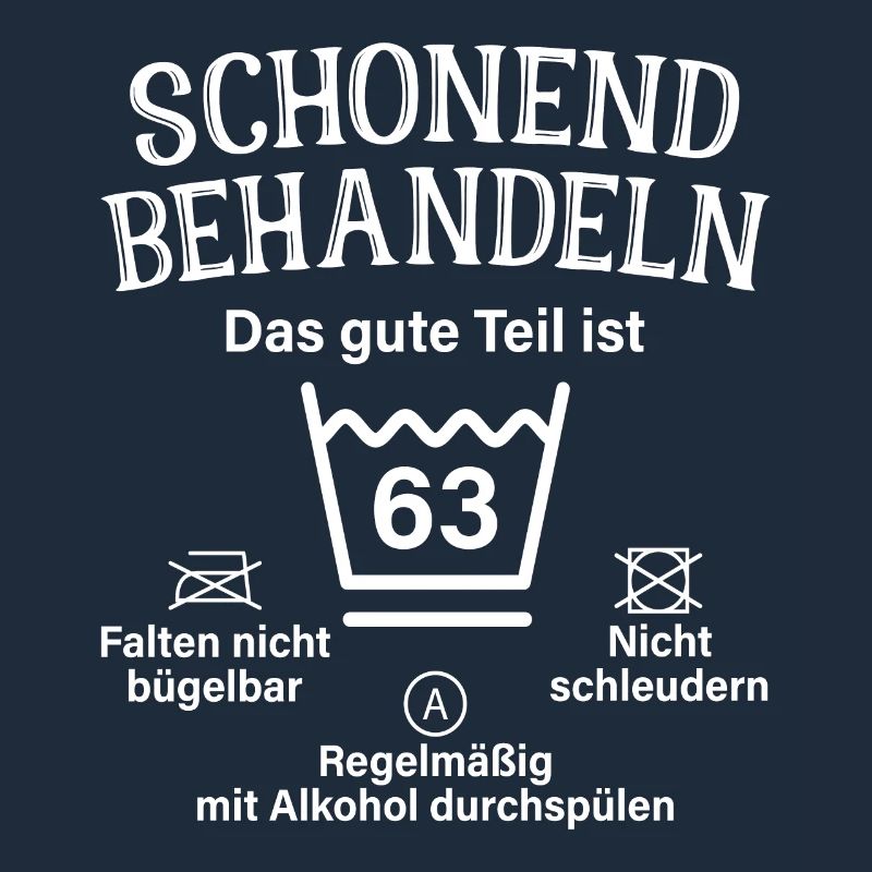63. Geburtstag Schonend Behandeln 63 Teil Ist 63
