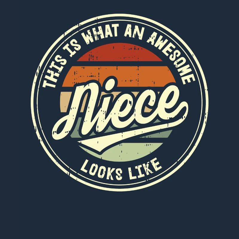 Beste Nichte der Welt Retro Geschenk