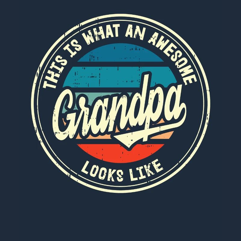 Bester Opa Großvater der Welt Retro Geschenk